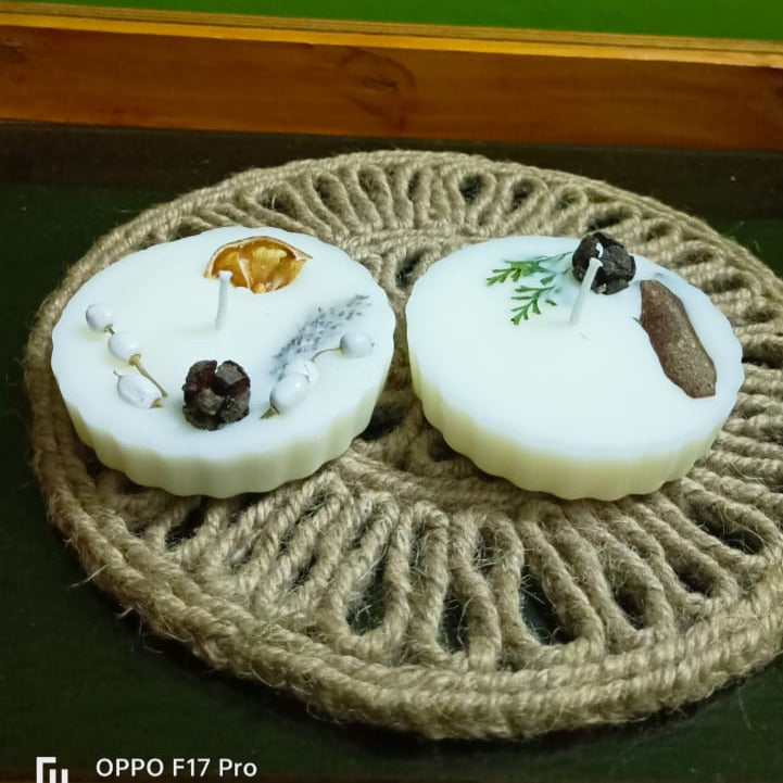 Flower / Spice Infused Perfumed Tart Candle by The Ajambari Tales