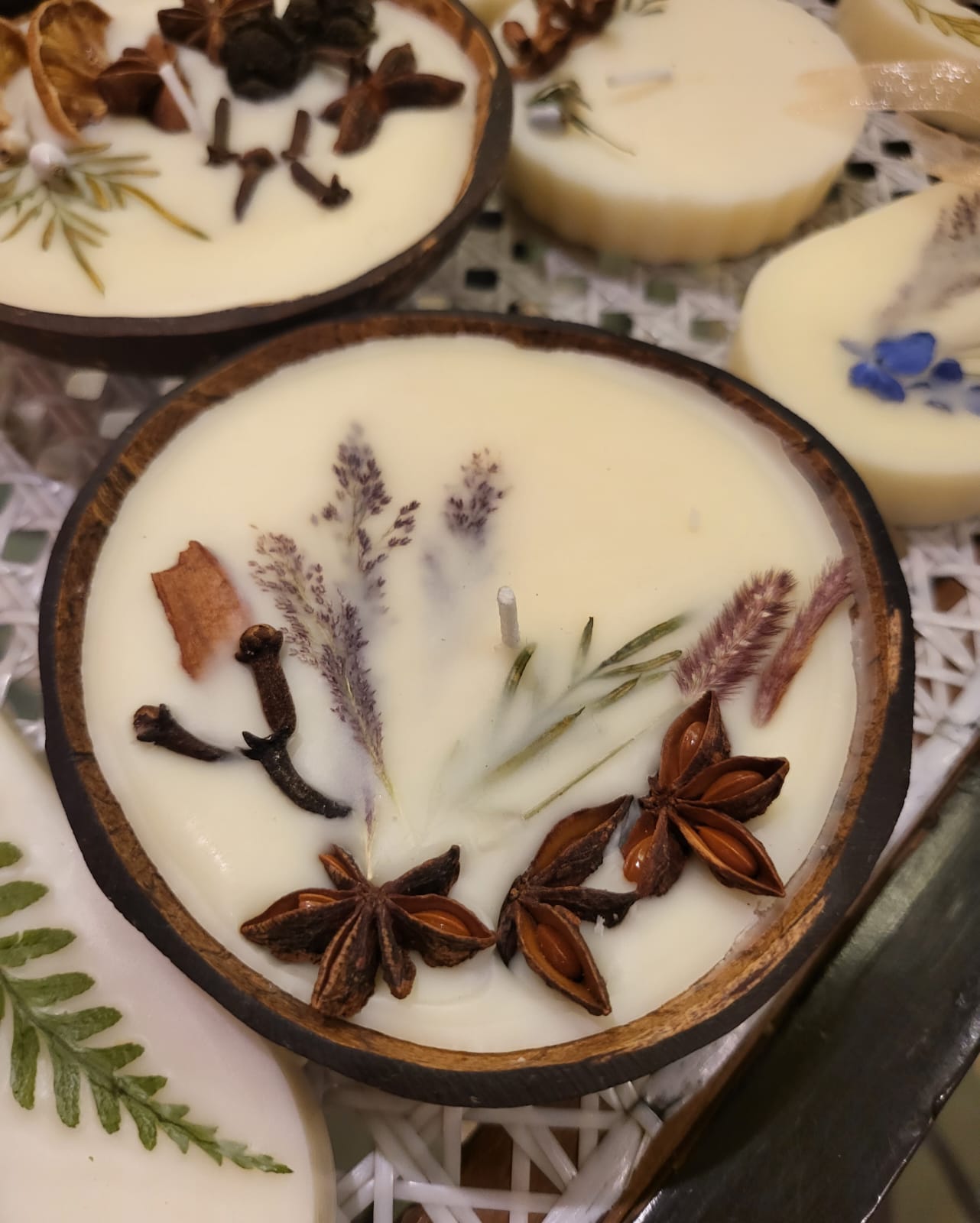 Coconut Shell Soy Wax Candle by The Ajambari Tales